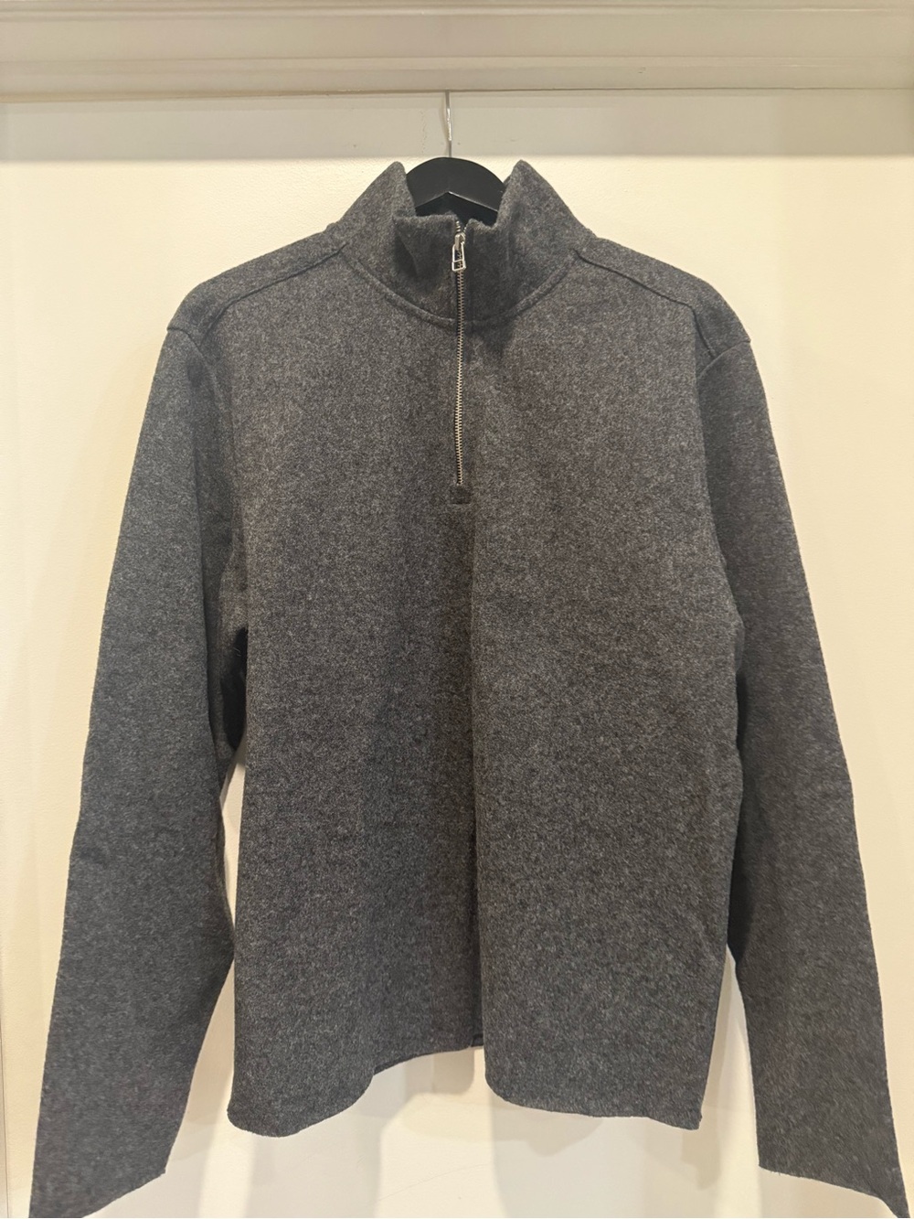 Men's H&M Gray Half-Zip Sweater - Classic Pullover
